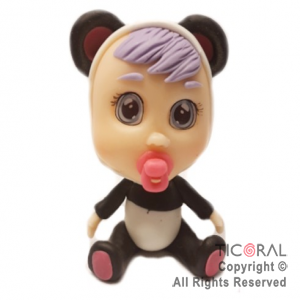 ADORNO CRY BABIES PANDY OSO PANDA PORCELANA FRIA x 1